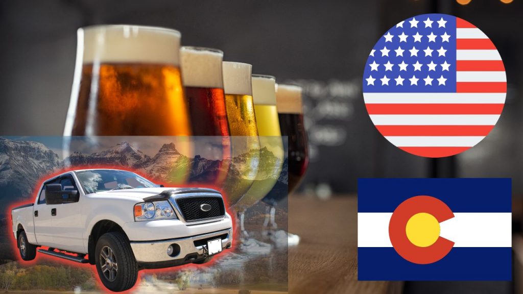 Drink beer and drive in Colorado