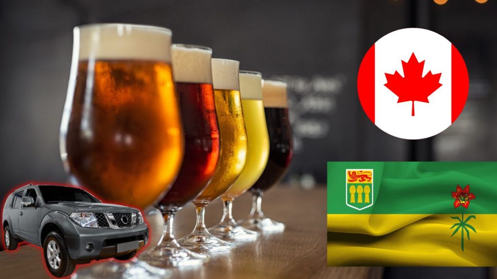 Drink beer and drive in Saskatchewan