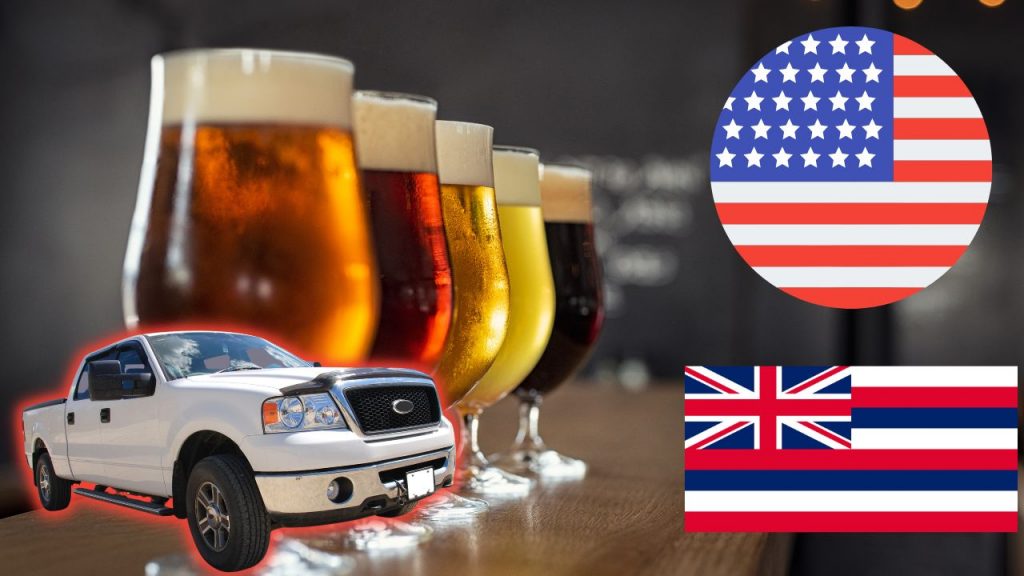 Drink beer and drive in Hawaii limit