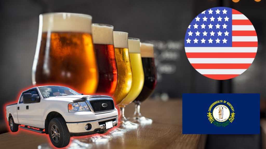 Drink beer and drive in Kentucky