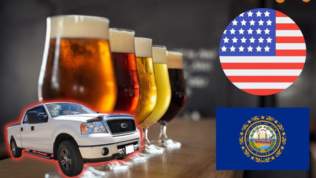 Drink beer and drive in New Hampshire