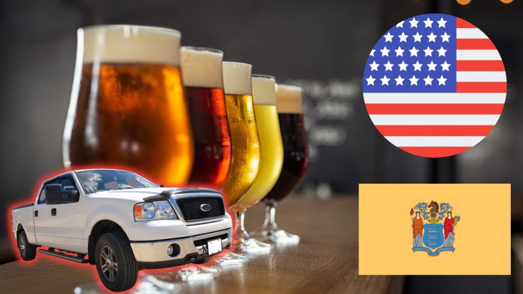 Drink beer and drive in New Jersey