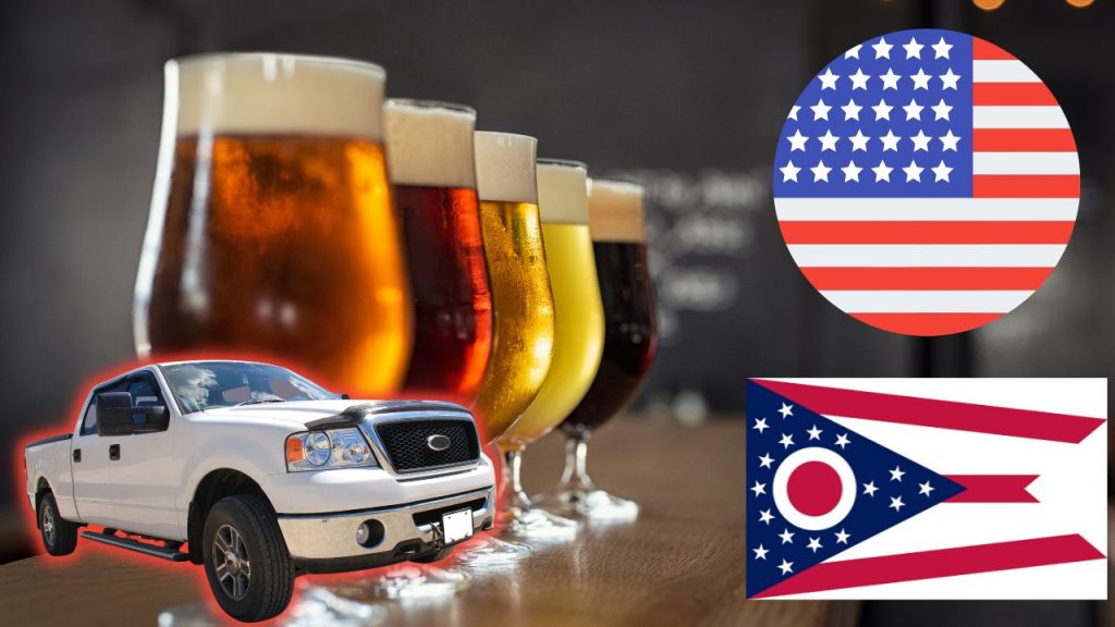 Drink beer and drive in Ohio