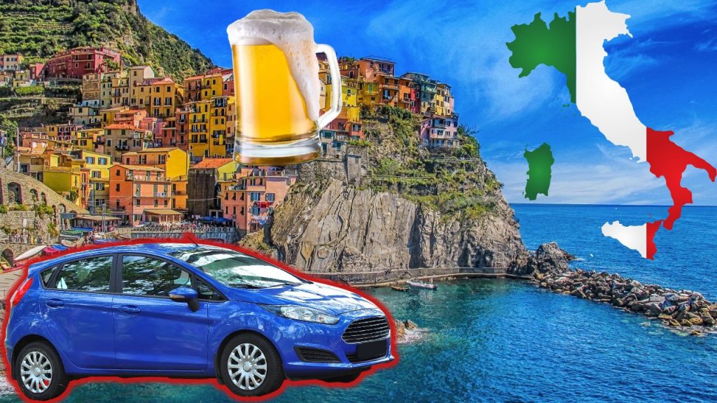 Drinking beer and driving in Italy