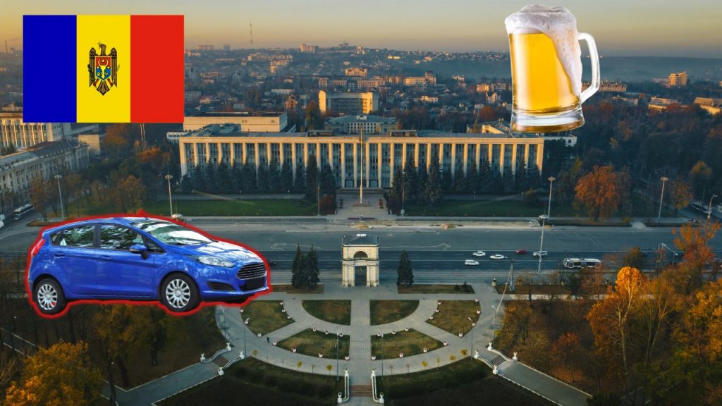 Drink beer and drive in Moldova