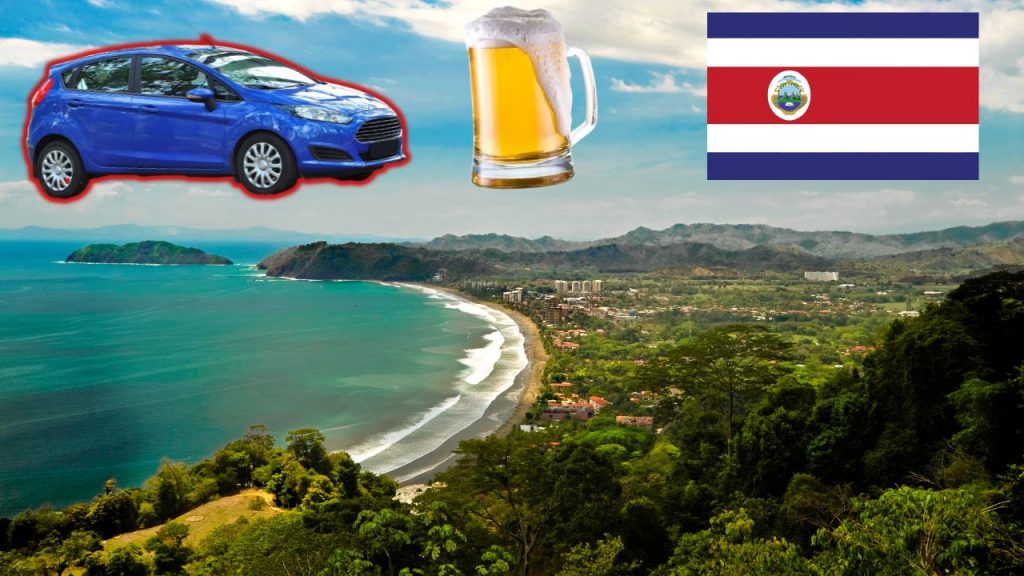 Drinking beer and driving in Costa Rica