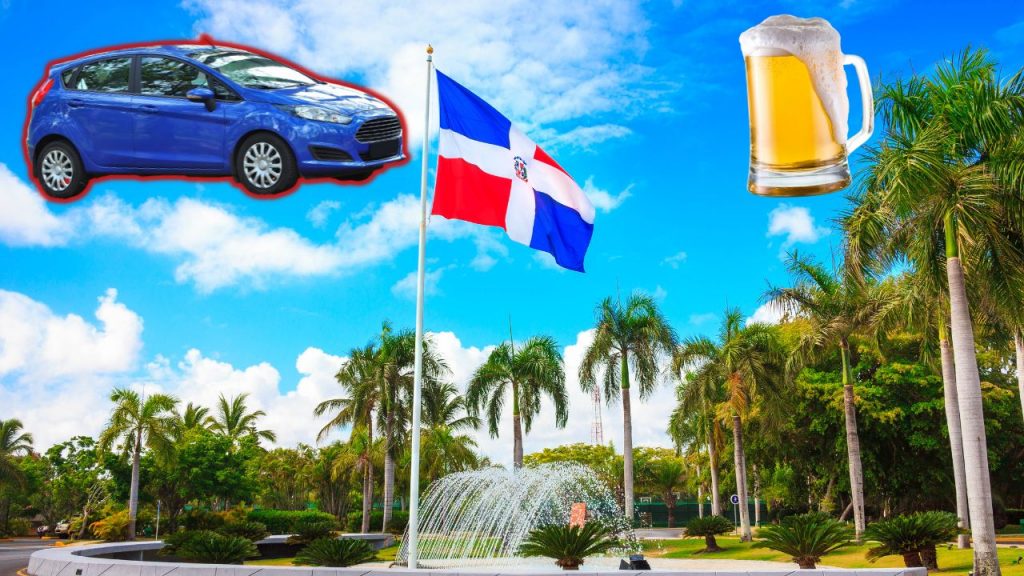 Drinking beer and driving on Dominican Republic